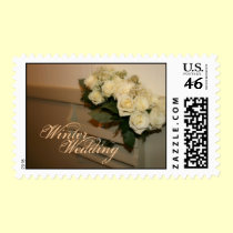 Winter Wedding Postage postage by ViolettoDesigns Winter Wedding Postage postage