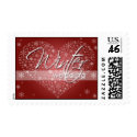 Winter Wedding stamp