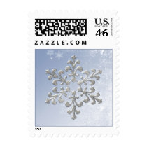 Winter Wedding Postage Stamp