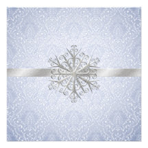 Winter Wedding Rehearsal Dinner Invitation
