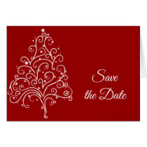 Winter Wedding Save the Date cards