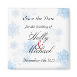 winter wedding,savethedate,red,fancy,classy, magnets
