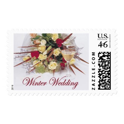 Winter Wedding stamps