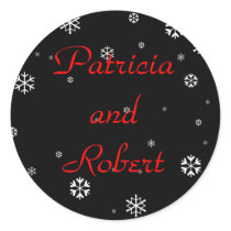 Winter Wedding Stickers