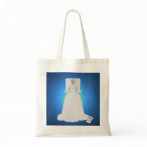 Winter Wedding Tote bags by ChicFrills Winter Wedding Tote bags