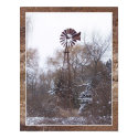Winter Windmill - Matted posters by EarthlyElements Winter Windmill - Matted posters