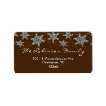 Winter Winds Christmas Address Label labels
