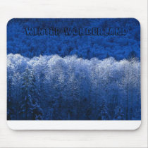Winter, Winter Wonderland mousepads by girlprettystar Winter, Winter Wonderland mousepads