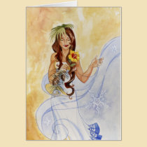 Winter Wishes, Summer Land Holiday Card cards