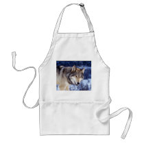 Winter Wolf 2 aprons by MuseMagic Winter Wolf 2 aprons