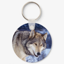 Winter Wolf 2 keychains by MuseMagic Winter Wolf 2 keychains
