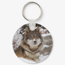 Winter Wolf keychains by MuseMagic Winter Wolf keychains