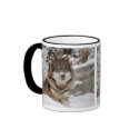 Winter Wolf mugs by MuseMagic Winter Wolf mugs