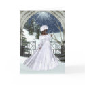 Winter Woman D3 Design - Fantasy Greeting Cards