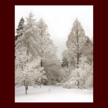 Winter Wonderland Art Print Winter Forest Poster posters