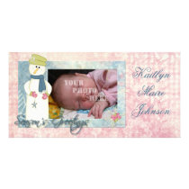 Winter Wonderland Baby photo cards