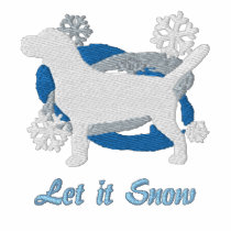 Winter Wonderland Beagle Embroidered Shirt embroidered shirts