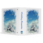 Winter Wonderland 3 Ring Binder