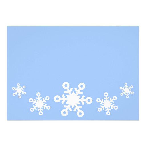 Winter Wonderland Birthday Invitation