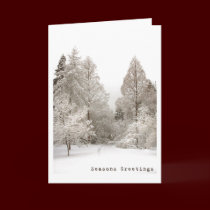 Winter Wonderland Cards Seasons Greetings Cards cards