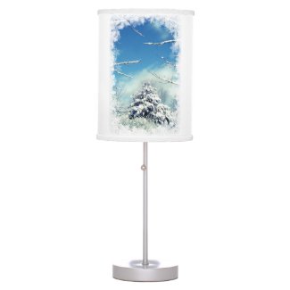 Winter Wonderland Christmas Desk Lamp