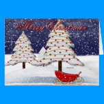 Winter Wonderland Christmas Greeting Card cards
