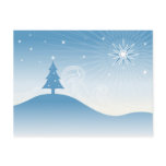 Winter Wonderland Christmas Postcard