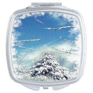 Winter Wonderland Compact Mirror