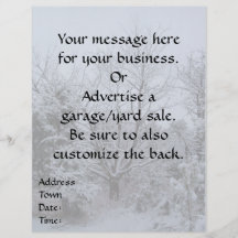 Winter Wonderland Custom Flyer