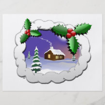 Winter wonderland full color flyer