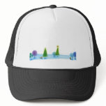 winter wonderland trucker hat
