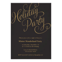 Winter Wonderland Holiday Party Invitation invitations