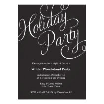 Winter Wonderland Holiday Party Invitation invitations
