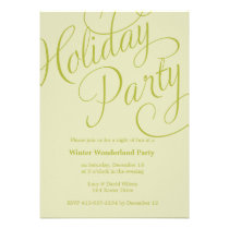 Winter Wonderland Holiday Party Invitation invitations