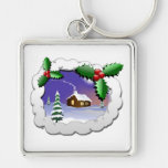 Winter wonderland key chain