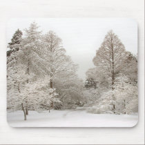 Winter Wonderland Mousepad Snow Forest Gifts mousepads