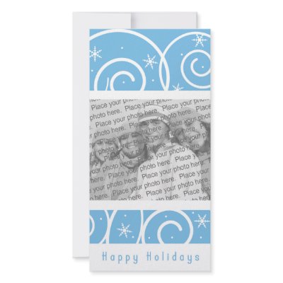 Winter Wonderland Personalized Photo Card by CreatingInspiration