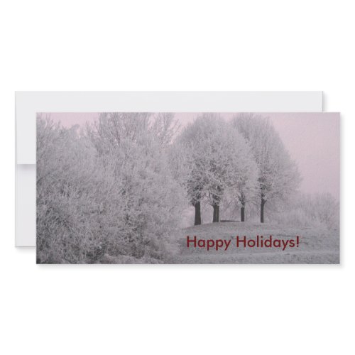 Winter wonderland photocard