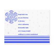 "Winter Wonderland" postcard by Angie529 "Winter Wonderland" postcard