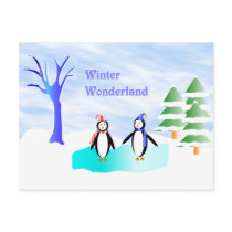 Winter Wonderland postcards