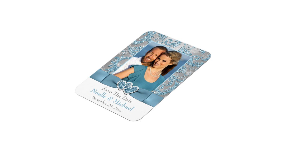 Winter Wonderland Save the Date Photo Zazzle