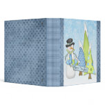Winter Wonderland Snowman Binder