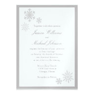 Winter Wonderland Wedding Announcements