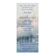 Winter Wonderland Wedding Custom Invitation