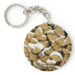 Winter Woodpile Keychain