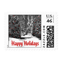 winter woods black and white, *, *, *, *, *, *,... postage by tyounglyle winter woods black and white, *, *, *, *, *, *,... postage