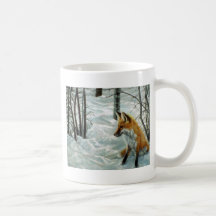 Winter woods, Fox Mug