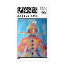 "Winter Wrapping" Art postage