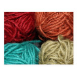 Winter Yarn Postcard