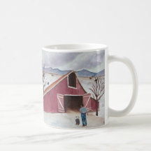 Winterbarn ~ Australian Shepherd & Cowboy Mugs